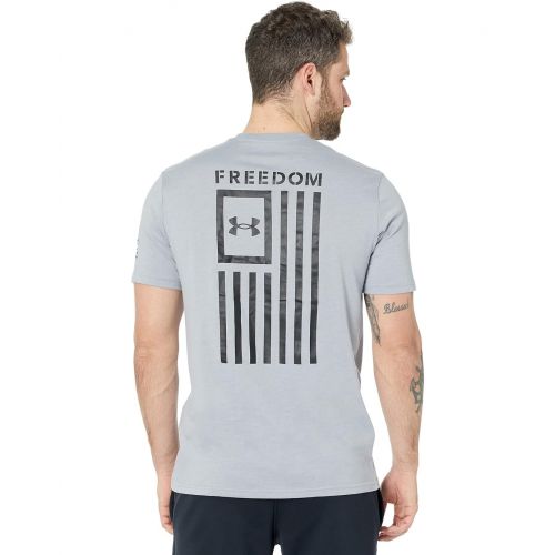 언더아머 Mens Under Armour New Freedom Flag T-Shirt