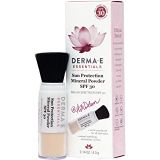 DERMA E Sun Protection Mineral Powder SPF 30  Powder sunscreen for face with SPF 30 - Brush on translucent mineral powder - for optimal sun protection