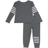 Splendid Littles Stripe Long Sleeve Top & Pants Set (Toddleru002FLittle Kidsu002FBig Kids)