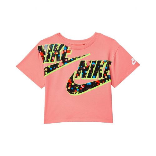 나이키 Nike Kids Futura Bokeh Swoosh Tee (Little Kids)