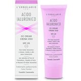 LErbolario - Hyaluronic Acid - Caramel Hue CC Face Cream - Even Out Complexion & Minimize Blemishes - Spf 20 - Cruelty Free - Dermatologically Tested, 1.6 oz