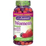VitaFusion Womens Complete Multivitamin Natural Berry Gummies for Adults - 2 Bottles, 220 Gummies Each