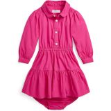 Polo Ralph Lauren Kids Tiered Cotton Shirtdress & Bloomer (Infant)