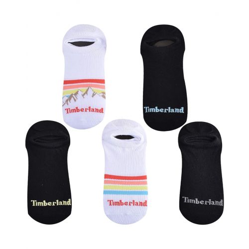 팀버랜드 Timberland Womens 5-pack No Show Liner Socks