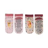 Tiny Soles by Tavi Noir Grip Kids Low Rise Winnie the Pooh Pack (Toddler/Little Kid)