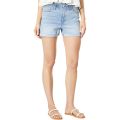 Madewell High-Rise Denim Shorts in Astell Wash: Ripped Edition