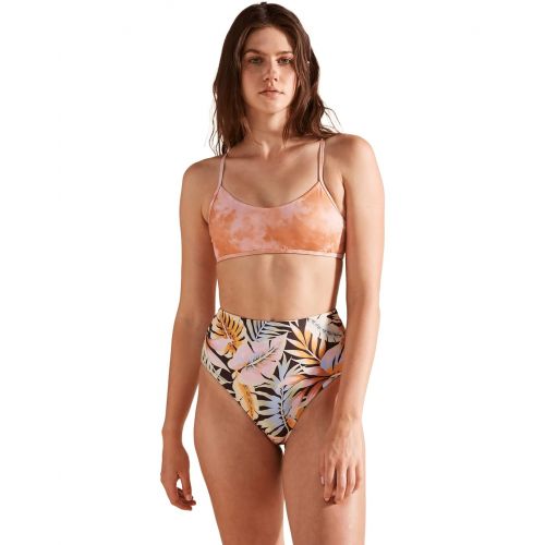 빌라봉 Billabong Au002FDiv Lace-Up Trilete Bikini Top