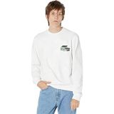 Lacoste Long Sleeve All Over Print Crew Neck Sweater
