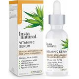 InstaNatural Vitamin C Serum with Hyaluronic Acid & Vit E - Natural & Organic Anti Wrinkle Reducer Formula for Face - Dark Circle, Fine Line & Sun Damage Corrector - Restore & Boos