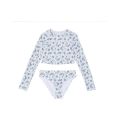 Roxy Kids Dreamer Crop Top Long Sleeve Swimsuit Set (Little Kids/Big Kids)