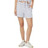Madewell MWL Pull-On Seamed Shorts in Stripe