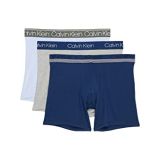 Calvin Klein Underwear Stay Cool Stretch Cotton Boxer Brief 3-Pack