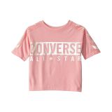 Converse Kids Short Sleeve Iridescent All Star Logo Boxy Fit T-Shirt (Little Kids)