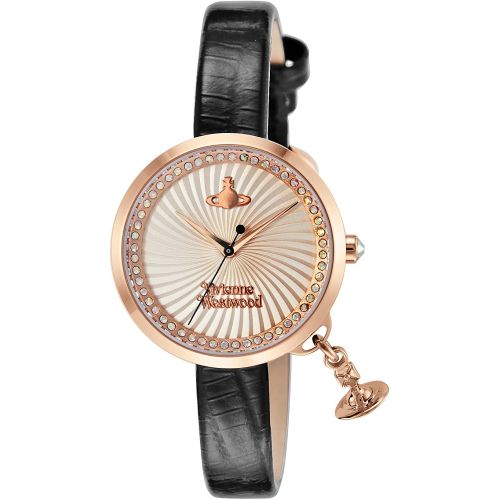 비비안웨스트우드 Vivienne Westwood Womens VV139RSBK Analog Display Swiss Quartz Pink Watch