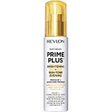 Revlon Prime Plus Makeup & Skincare Primer, Brightening and Skin-Tone Evening, Formulated with Vitamin C and Lactic Acid, 1 oz