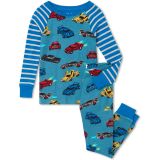 Hatley Kids Cars Organic Cotton Raglan Pajama Set (Toddleru002FLittle Kidsu002FBig Kids)