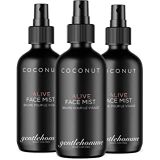 Gentlehomme Coconut Water Hydrating & Soothing Facial Mist for Men - Minerals & Vitamins Infused - 3.4 oz (3 Pack)
