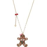 Betsey Johnson Gingerbread Bikini Long Pendant Necklace