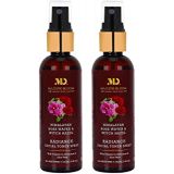Majestik Bloom Himalayan Rose Water & Witch Hazel Facial Toner | with Natural Anti-Aging Vitamin C, Hyaluronic Acid & Aloe Vera | Minimizes Dark Spots & Wrinkles, 100 ml / 3.38 fl