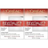 LOreal Paris RevitaLift Anti-Wrinkle + Firming Face & Neck Contour Cream, 1.7 Fluid Ounce (Pack of 2)