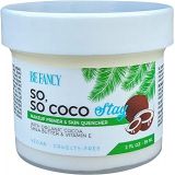 Be Fancy So, So Coco Stay Makeup Primer & Face Moisturizer Cream with Coconut Oil, Cocoa, Shea Butter, Hydrating, Dry to Oily Skin, Silicone-Free, 2 fl oz