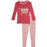 Kickee Pants Kids Long Sleeve Graphic Pajama Set (Toddleru002FLittle Kidsu002FBig Kids)