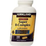 KIRKLAND SIGNATURE One Per Day Super B-Complex with Electrolytes, 1000 Count (Pack of 2)