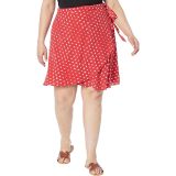 Madewell Plus Wrap Mini Skirt in Bandana Flower