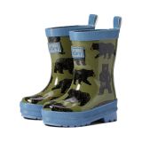 Hatley Kids Wild Bears Shiny Rain Boots (Toddleru002FLittle Kidu002FBig Kid)