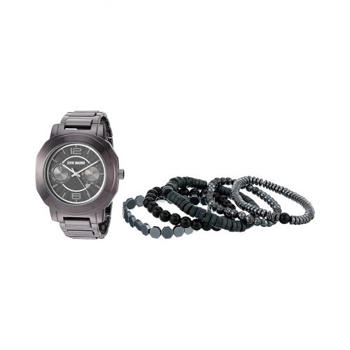 스티브매든 Steve Madden Watch and Multi Bracelet Set SMWS066