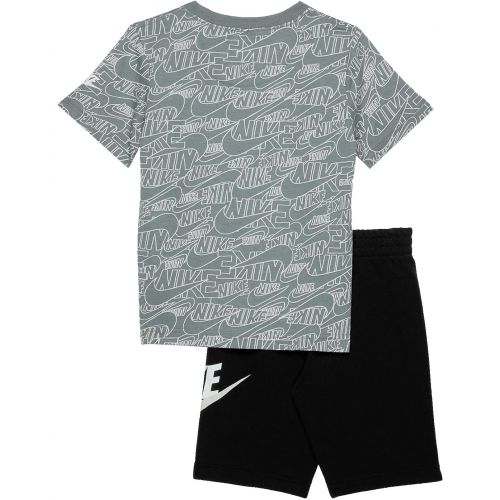 나이키 Nike Kids Logo T-Shirt and Shorts Set (Toddler)