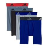 Adidas Kids Performance Long Boxer Briefs Underwear 4-Pack (Big Kids)