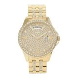 GUESS 38 mm Lady Comet 3-Hand with Sunray with Date Window Plated Bracelet GW0254L2