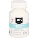 365 by Whole Foods Market, Vitamin A With D3, 100 Softgels