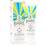 Bare Republic Mineral Face Sunscreen Lotion. Lightweight, Unscented and Water-Resistant Face Moisturizer, 1.7 Ounces.