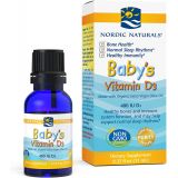 Nordic Naturals Baby’s Vitamin D3, Unflavored - 0.37 oz - 400 IU Vitamin D3 - Healthy Bones, Immune System Support, Normal Sleep Rhythms - Non-GMO, Certified Vegetarian - 365 Servi