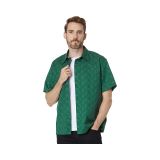 Lacoste Short Sleeve Relaxed Fit Button-Down Shirt