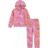 Jordan Kids Essentials All Over Print Fleece Pullover Set (Toddler)