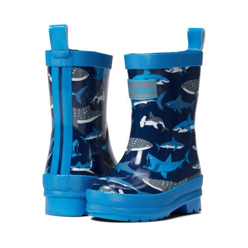 해틀리 Hatley Kids Shark School Shiny Rain Boots (Toddleru002FLittle Kid)
