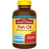Nature Made Fish Oil 1200 mg Softgels, Fish Oil Supplements, Omega 3 Fish Oil for Healthy Heart Support, Omega 3 Supplement with 150 Softgels, 75 Day Supply