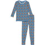 Kickee Pants Kids Long Sleeve Pajama Set (Toddleru002FLittle Kidsu002FBig Kids)