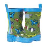 Hatley Kids Aquatic Reptiles Shiny Rain Boots (Toddleru002FLittle Kid)