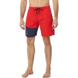 U.S. POLO ASSN. USPA Color-Block Swim Shorts