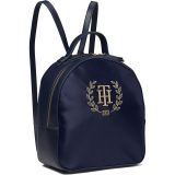 Tommy Hilfiger Lana Mini Dome Backpack Satin PVC Crest
