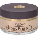 LOreal Paris Hydra Perfecte Perfecting Loose Face Powder, Minimizes Pores & Perfects Skin, Sets Makeup, Long-lasting, with Moisturizers to Nourish & Protect Skin, Translucent, 0.5