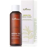 ISNTREE Green Tea Fresh Hydrating Face Toner 6.17 Fl Oz with Hyaluronic Acid for Sensitive, Oily, Dry, Acne-Prone, Skin | Deep Moisturizing Facial Moisturizer Hypoallergenic