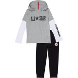 Converse Kids All Star Twofer Hoodie and Joggers Set (Toddler)