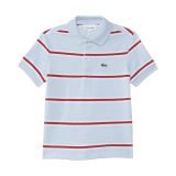 Lacoste Kids Short Sleeve Striped Childrens Polo Shirt (Little Kid/Toddler/Big Kid)