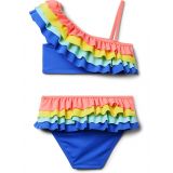 Janie and Jack Ruffle Two Piece Swimsuit (Toddler/Little Kids/Big Kids)