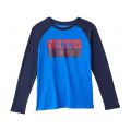Tommy Hilfiger Kids Abstract Flag Long Sleeve T-Shirt (Bid Kids)